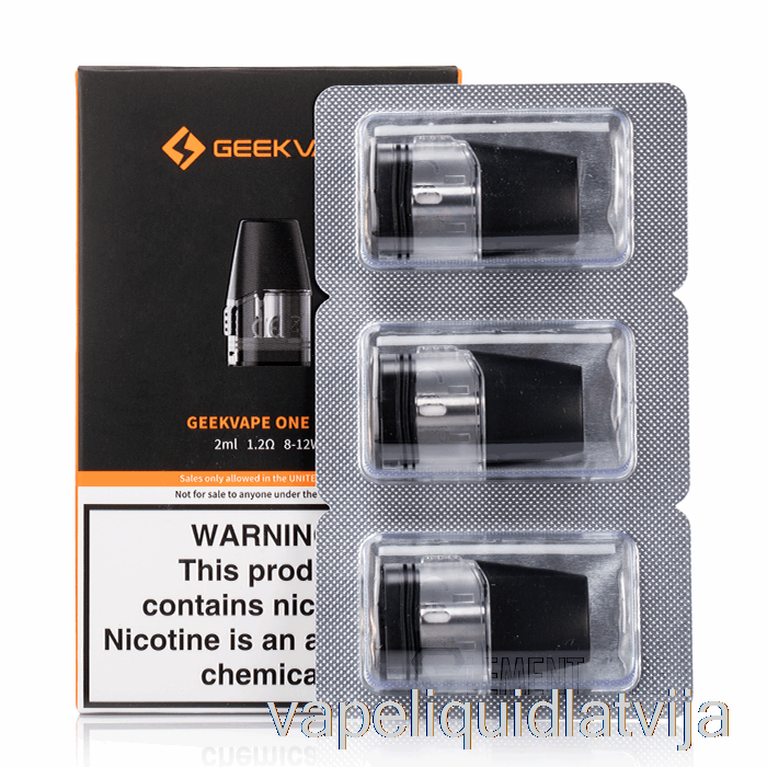 Geek Vape Aegis Viena Nomaiņa Pods 1.2ohm Pods Vape šķidrums